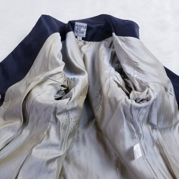 People Like Frank Pleated Black Blazer/Jacket - Picture 5 of 9